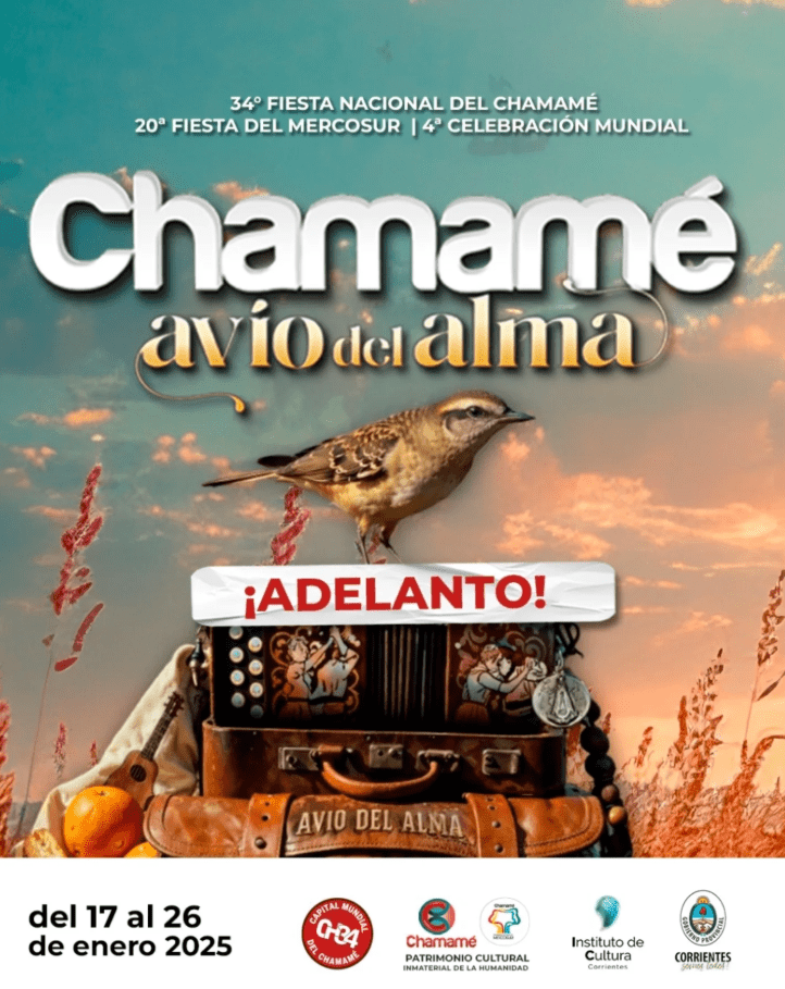 Anticipo de programación de la 34ª Fiesta Nacional del Chamamé