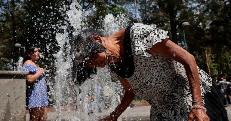 Rige una alerta roja y amarilla por calor extremo y tormentas en varios puntos del país