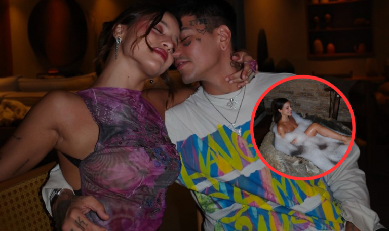 Las románticas vacaciones de Emilia Mernes Duki junto a amigos en Brasil