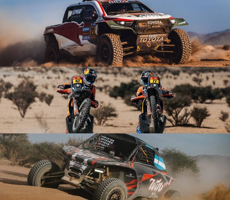 Los resultados de los argentinos en el Rally Dakar.