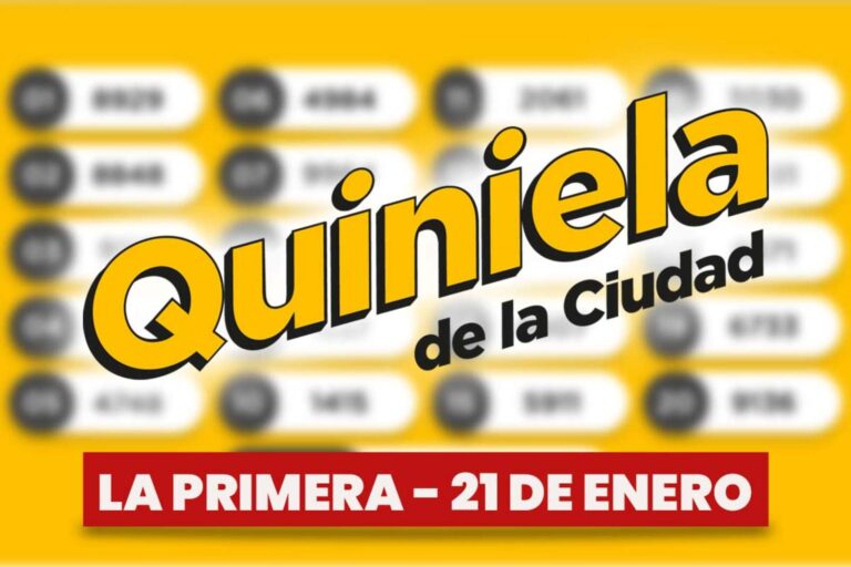 Quiniela Nacional: conocé los resultados de la Primera de hoy, martes 21 de enero