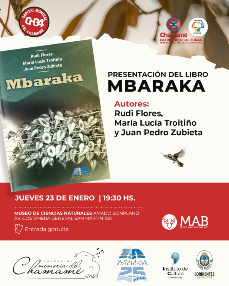 Se presenta el libro Mbaraka en el Museo de Ciencias Naturales
