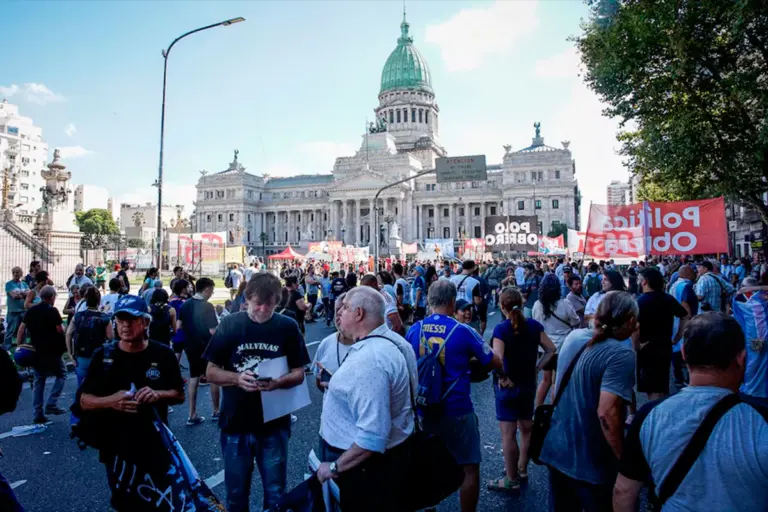 Justicia prohibió la intervención de las fuerzas federales en la marcha de jubilados