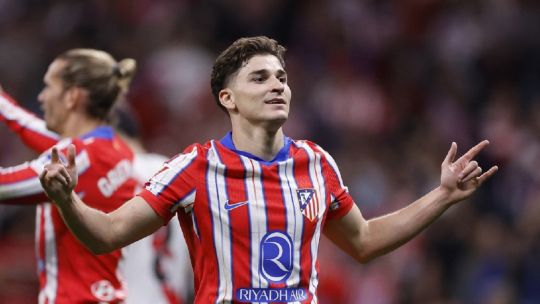 Julián Álvarez celebró con gol sus 50 partidos en Atlético de Madrid