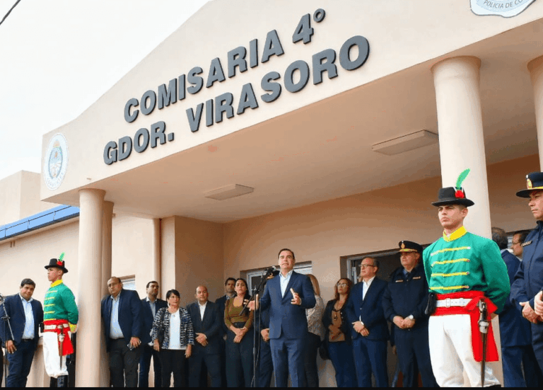 En menos de un año, Valdés inauguró dos nuevas comisarías en Virasoro