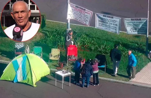 En defensa del IOSPER, un grupo de afiliados sostiene una huelga de hambre en Paraná