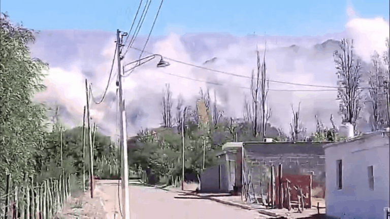 Impactante temblor en La Rioja.