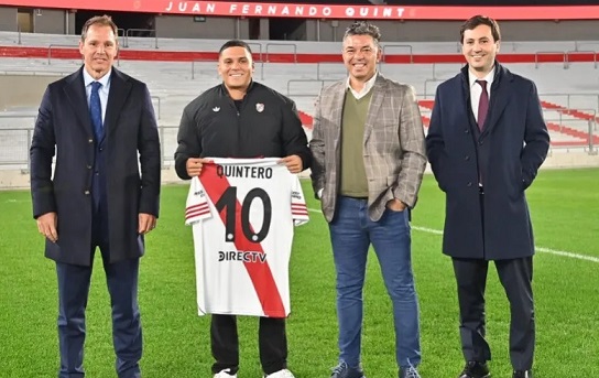Juanfer Quintero es nuevo jugador de River Plate