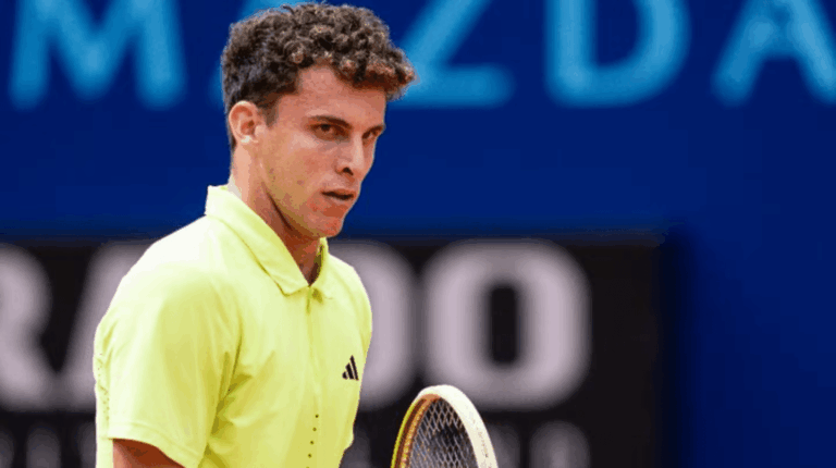 Juan Manuel Cerúndolo se clasificó a la final del ATP de Gstaad en Suiza.