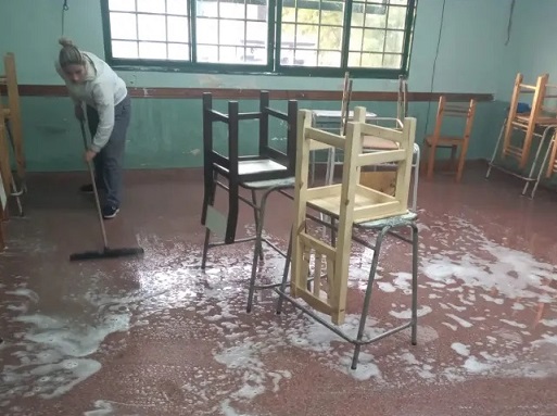 Durante las vacaciones de invierno se acondicionaron 900 escuelas