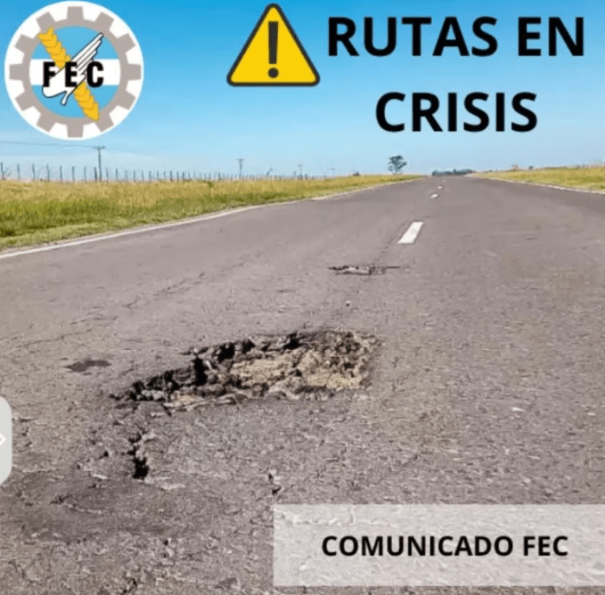 No estamos pidiendo autopistas, solo rutas seguras: la FEC exige infraestructura básica y expresó su preocupación por la demora en la licitación de la Ruta del Mercosur