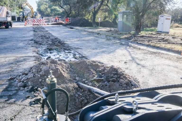 Está en ejecución la obra que alimentará directamente agua potable entre Planta Echeverría y el Centro Distribuidor Ramírez