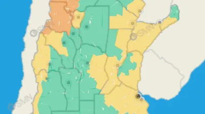 CONCORDIA EN ALERTA AMARILLA POR LLUVIAS, VIENTO Y PROBABLES TORMENTAS