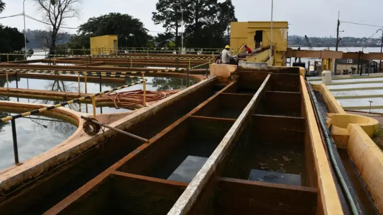 EDOS cortará la producción de agua potable por tareas de mantenimiento desde el viernes hasta el sábado próximo.