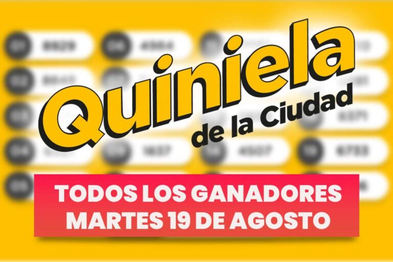 Quiniela Nacional: los números ganadores del martes 19 de agosto