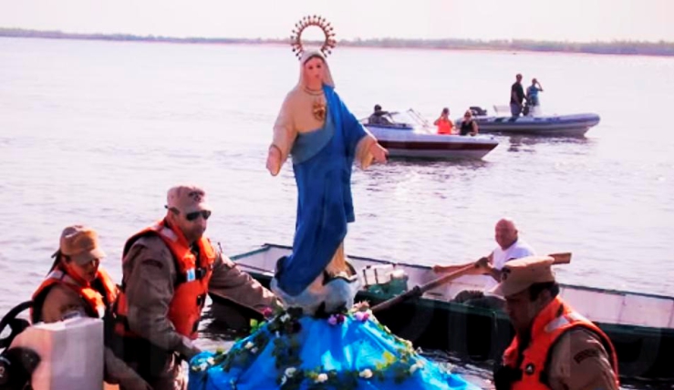Bajada Grande reedita su tradicional Procesión Náutica este domingo