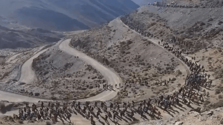 Salta: una multitud de peregrinos por la fiesta del señor y la virgen del Milagro.