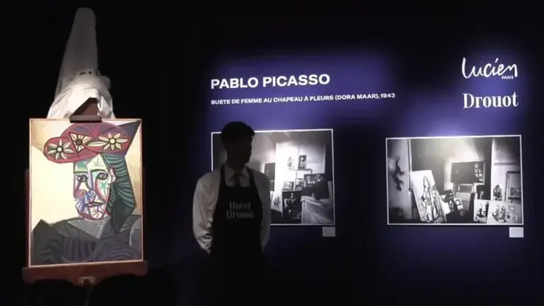 Un cuadro inédito de Pablo Picasso sale a subasta en París y se espera una cifra millonaria