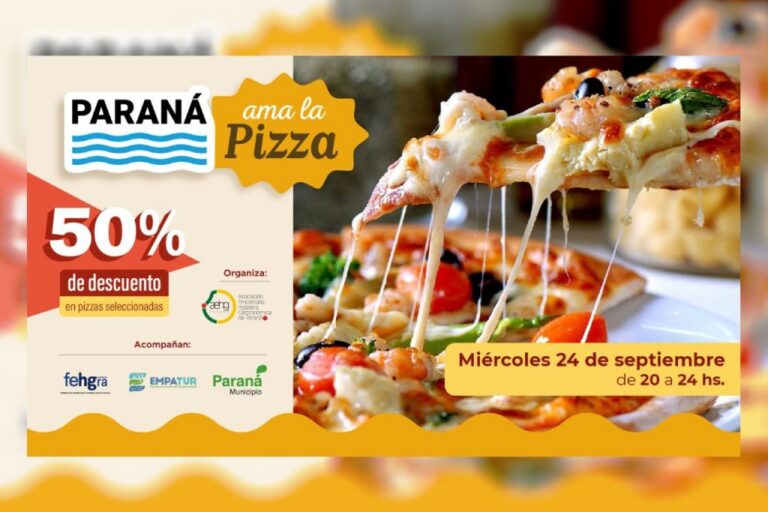 Paraná vivirá una nueva noche con pizzas a precios especiales