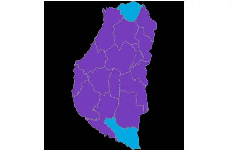 La Libertad Avanza se impuso por un amplio margen. Le sacó 19 puntos para el Senado y casi 17 para Diputados.
