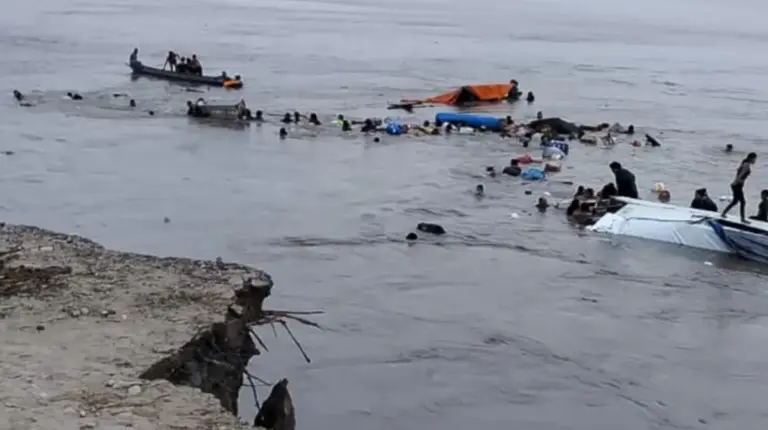 Perú: un alud arrasó dos embarcaciones y dejó al menos 12 muertos en un puerto de la Amazonía