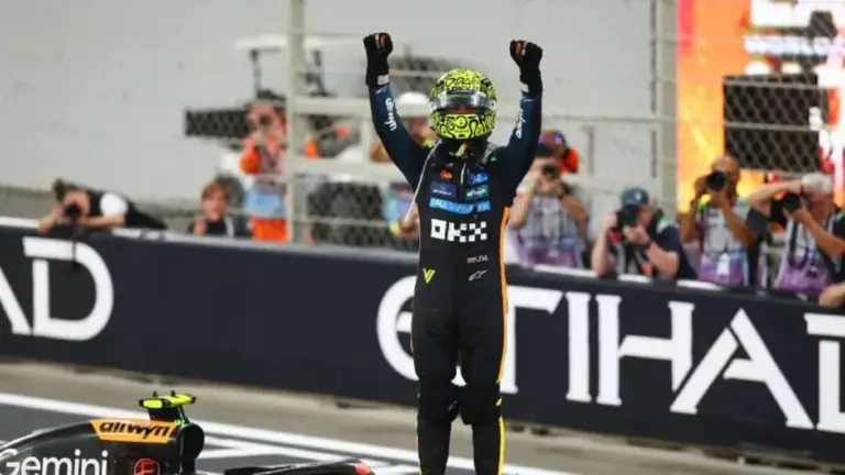 Lando Norris se consagró en Abu Dabi y es el nuevo campeón de la Fórmula 1