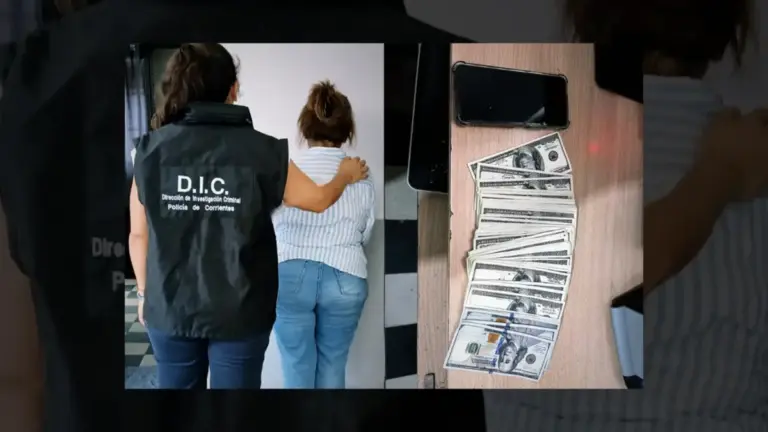 Detención de la Viuda Negra correntina que operó en Concordia