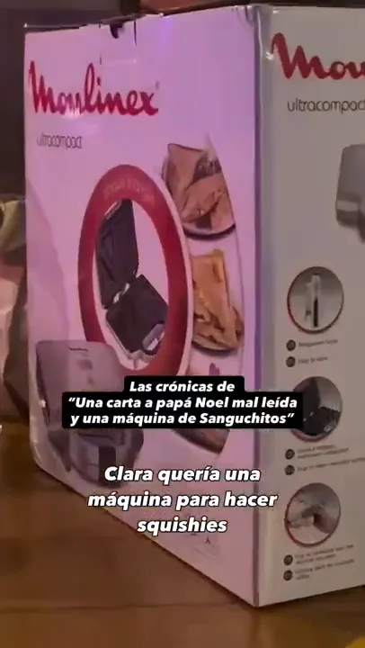 Squishies o sándwiches? El desopilante error» de Papá Noel que se volvió viral en Navidad