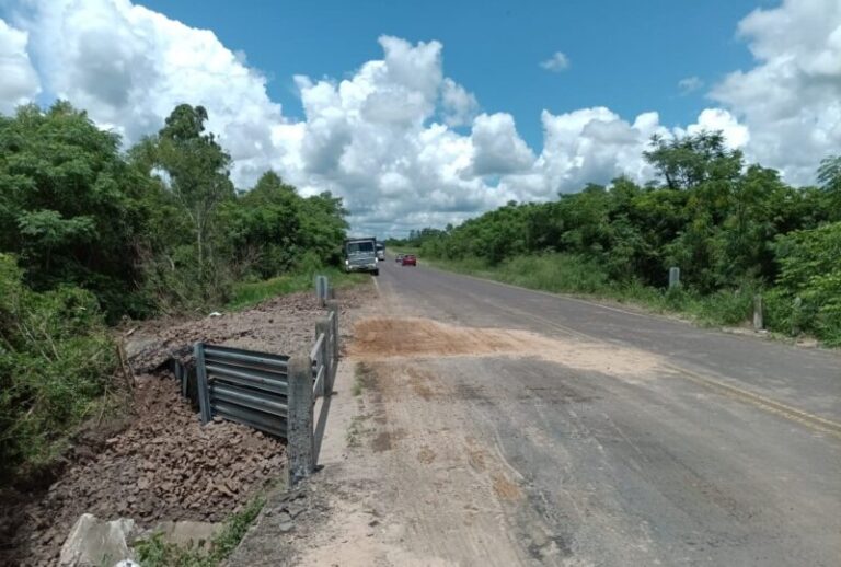 Tránsito habilitado en la Ruta 12: finalizaron las obras por socavamiento al Sur de Goya