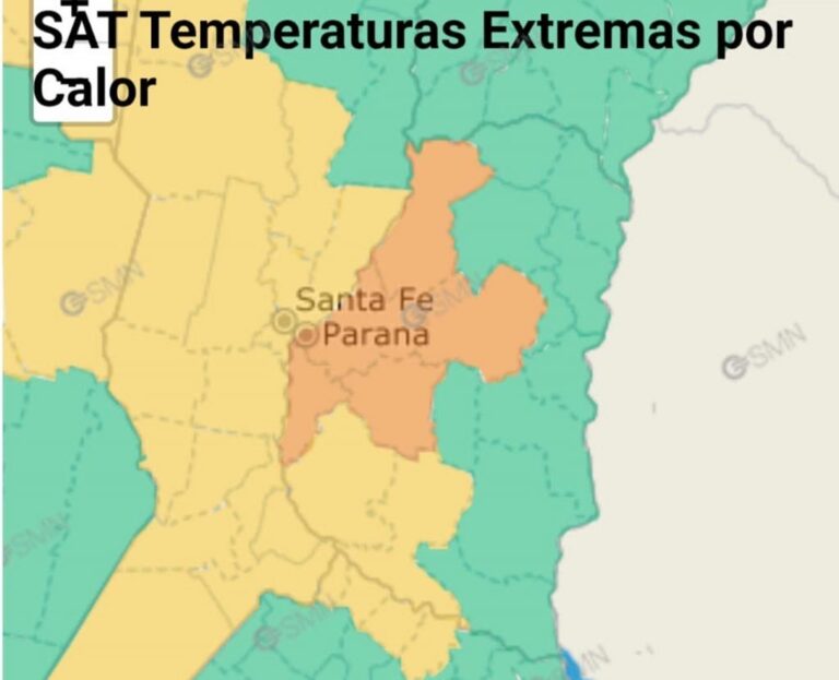 Renovaron alerta meteorológica por altas temperaturas