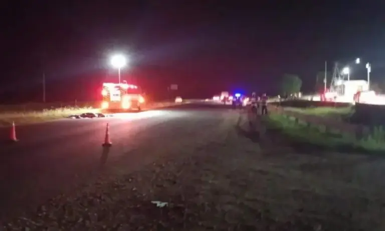 Murió un hombre tras ser chocado por un auto cuando cruzaba la ruta