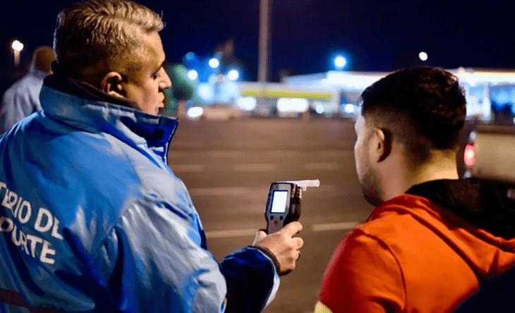 En operativo de tránsito se detectó a un conductor con 3,5 de alcohol en sangre