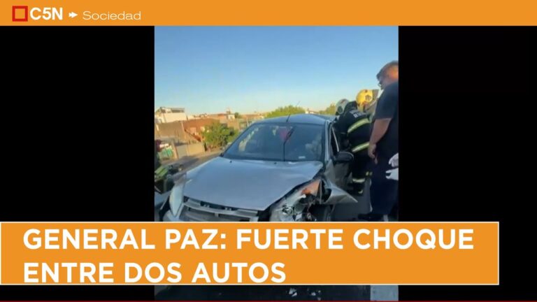Choque múltiple en General Paz: siete heridos y un amplio operativo de rescate