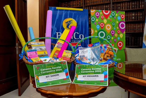 Valdés confirmó el lanzamiento de una canasta escolar con útiles a precios accesibles