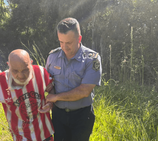 La Policía de Corrientes localizó sano y salvo al ciudadano Azcona Armando de 73 años de edad