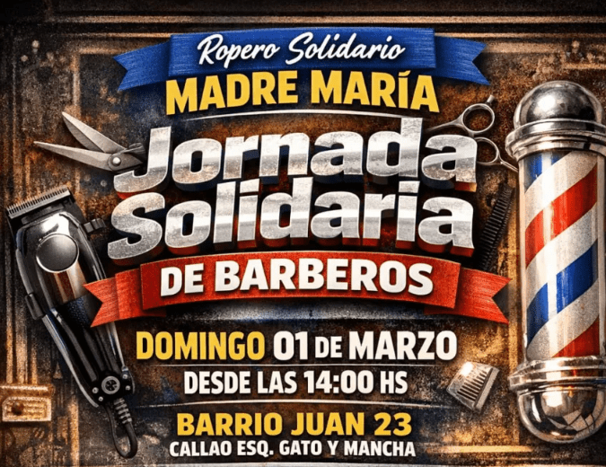 Barberos solidarios ofrecerán cortes gratuitos para el regreso a clases en Corrientes