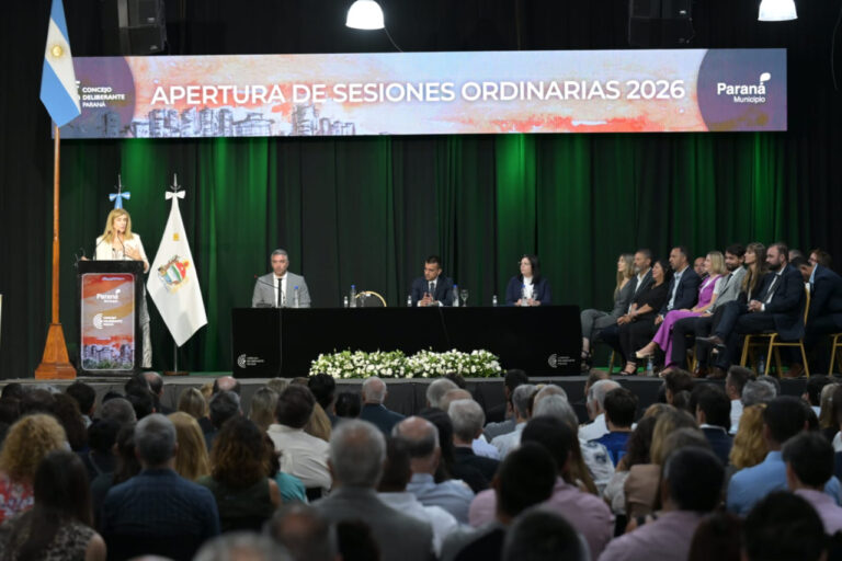 Romero inauguró el período de sesiones del Concejo Deliberante de Paraná