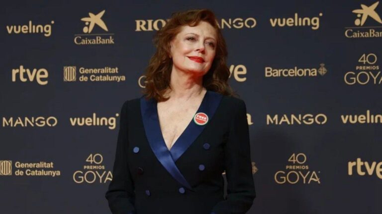 Susan Sarandon afirmó que Hollywood la puso en una lista negra por su apoyo a Palestina