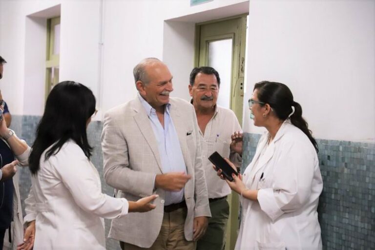 Lanari Zubiaur recorrió el Hospital de Campaña y ratificó su rol estratégico