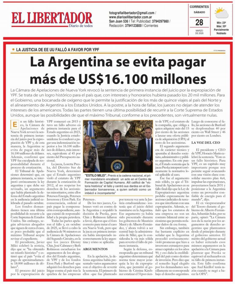 Diario El Libertador renueva su formato editorial