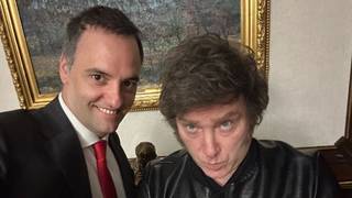Manuel Adorni, jefe de Gabinete, en una sesión del Congreso Nacional.