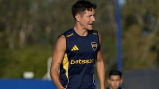 Estadio La Bombonera listo para el partido entre Boca Juniors e Independiente.