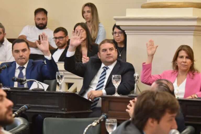 Legisladores correntinos en una sesión de trabajo