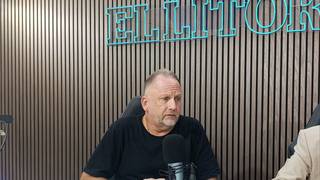 Gustavo Rosello, presidente de la Cámara Argentina de la Construcción en Corrientes, durante una entrevista.
