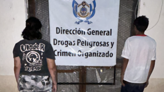 Operativo policial en un barrio de la ciudad de Corrientes