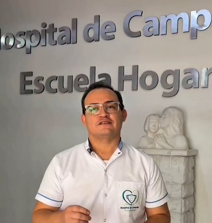 Personal de salud en un centro médico de la provincia de Corrientes.