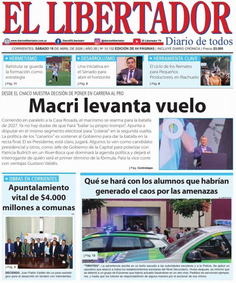 Logotipo del Diario El Libertador de Corrientes en su versión digital