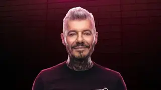 Marcelo Tinelli durante su época de conductor en el programa Videomatch.