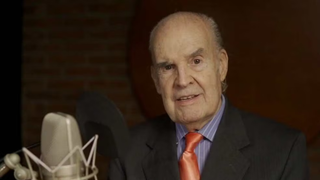 Retrato del periodista deportivo Julio Ricardo.