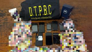 Operativo policial en un barrio de la ciudad de Corrientes